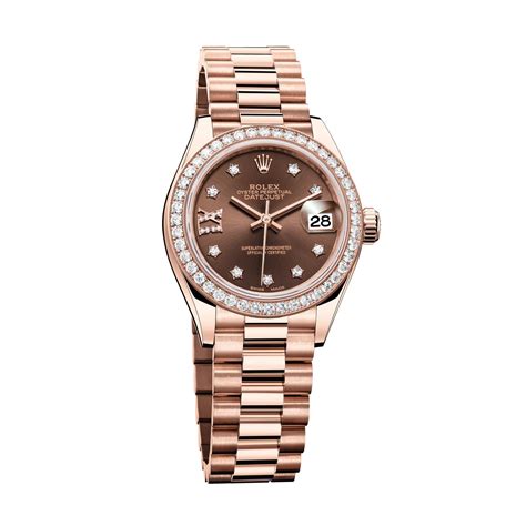 Rolex everose gold oyster watch